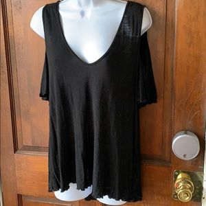 Free People cold shoulder tee